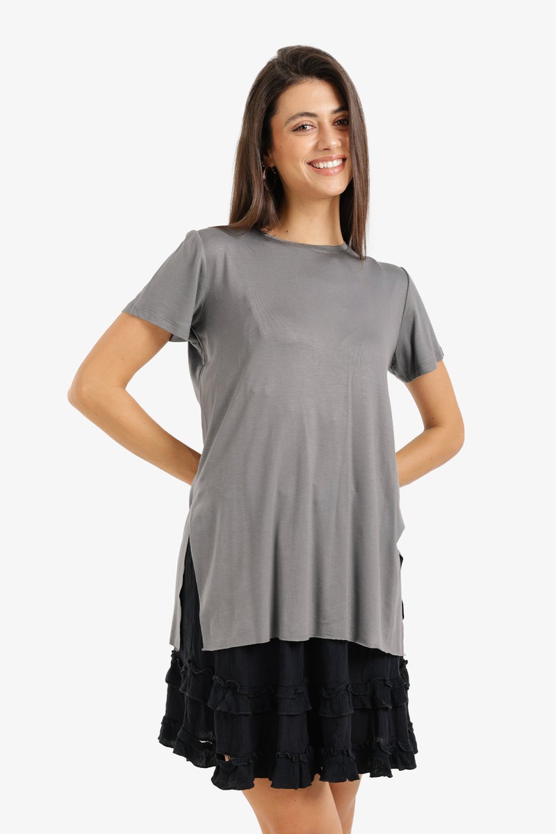 Carina Long Relaxed Fit T-Shirt - Image 1